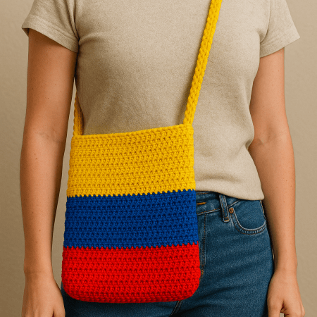 Colombian Flag Satchel Bag