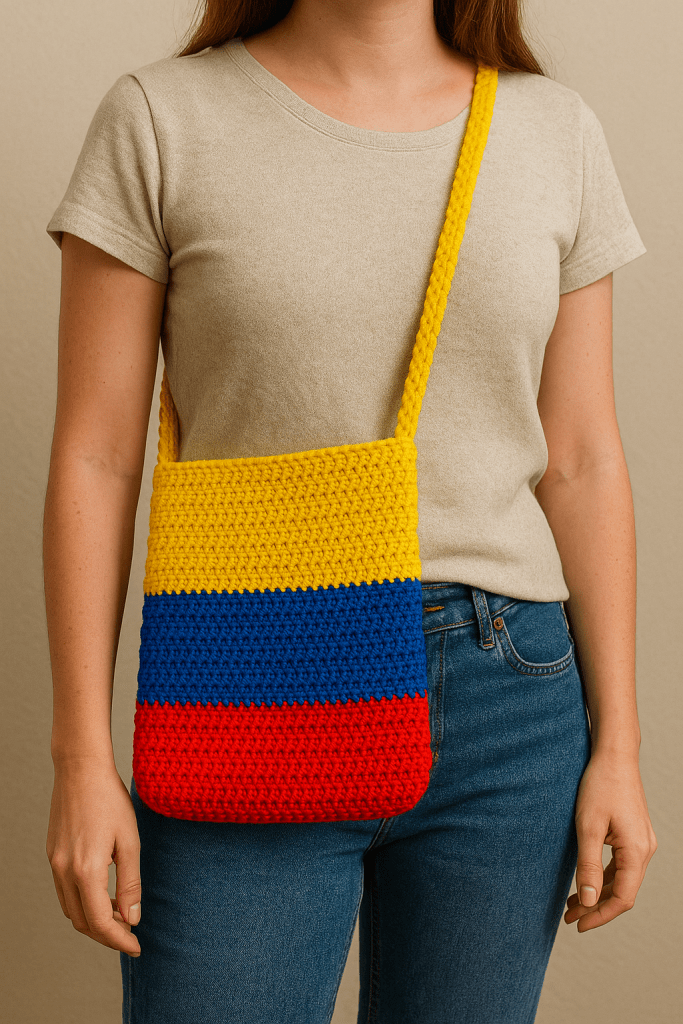 Colombian Flag Satchel Bag