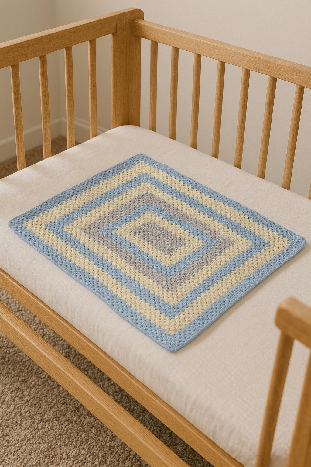 Handmade Newborn Crochet Blanket